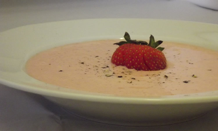 Strawberry Soup Al Fresco Menu